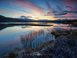 Dawn's light above Lough Caragh