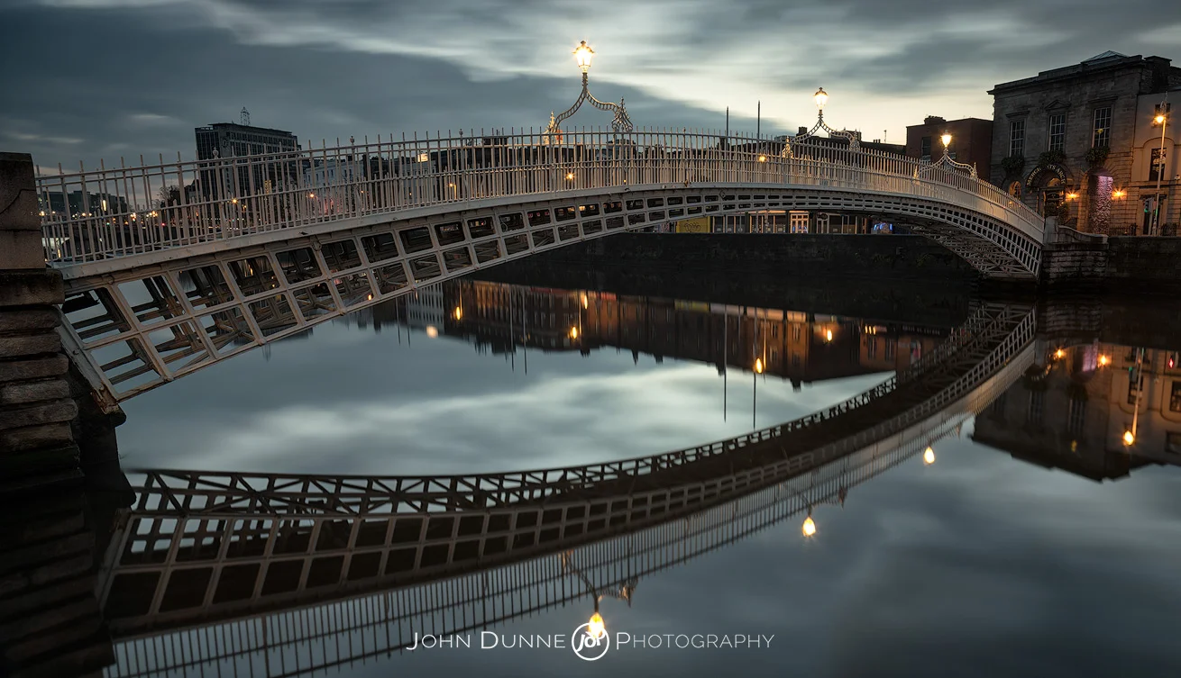 Ha'penny Bridge 01 by © John Dunne 2014, all rights reserved..