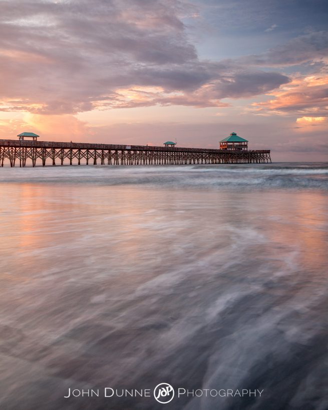 Sunrise at Folly Beach #1 by © John Dunne 2016, all rights reserved. 