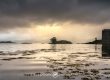 Sunset at Castle Stalker #1 by © John Dunne 2017, all rights reserved.