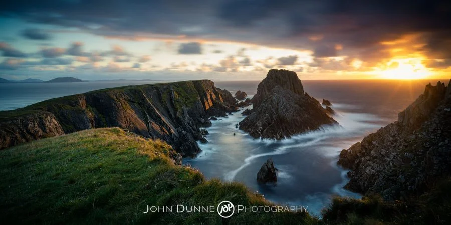 Sunset At Malin Head 1 Beautiful Irish Landscape Photographs By John 